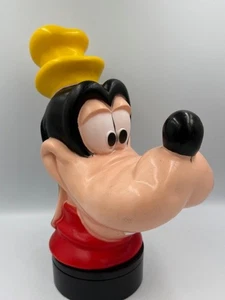 Vintage 1971 Walt Disney Goofy Bust Head Piggy Bank With Stopper 11” - Picture 1 of 5