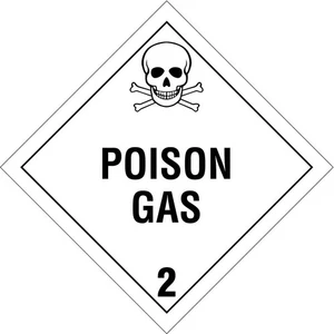 BRADY  DOT Container Placard,10-3/4" Label W 41F597 - Picture 1 of 1