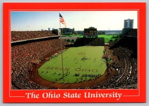 Columbus~Ohio State University Bucks Football Stadium~UNUSED OSU Aerial Postcard - Picture 1 of 2