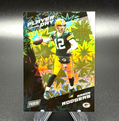 Aaron Rodgers 2021 Panini Player of the Day KABOOM! #'d 31/99 Green Bay Packers - Image 1 of 4