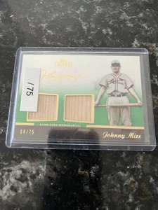 2021 Topps Tribute Johnny Mize GU Dual Bat Relic 4/75 - Picture 1 of 1