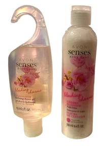 Avon Cherry Blossom Refreshing Shower Gel And Lotion - New - Fast Shipping  - Picture 1 of 4