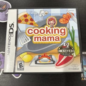 Cooking Mama Nintendo DS Case + Manual ONLY No Game Authentic USA Fast Shipping - Picture 1 of 3