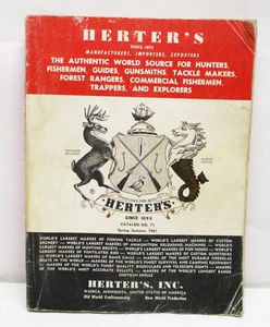 HERTERS CATALOG SPRING, SUMMER 1961 PAPERBACK HUNTERS FISHERMEN GUNSMITHS MORE - Picture 1 of 8