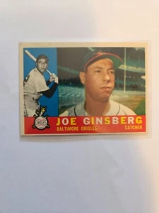 1960 Topps Joe Ginsberg #304 Sehr guter Zustand/Ex kombinierter Versand - Bild 1 von 2
