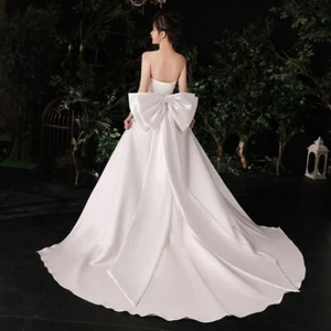 Large Big Long Bow DIY Bridal Belt Accessories Home Decoration - Picture 1 of 11