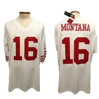 NUEVO CON ETIQUETAS JOE MONTANA SF 49ERS 1990 JERSEY MITCHELL AND NESS RÉPLICA COLECCIÓN 3XL 56 Foto 1 de 4