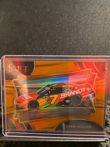 Justin Allgaier  2024 Select Orange Prizm #17/49 Pit Road  #109 - Picture 1 of 2