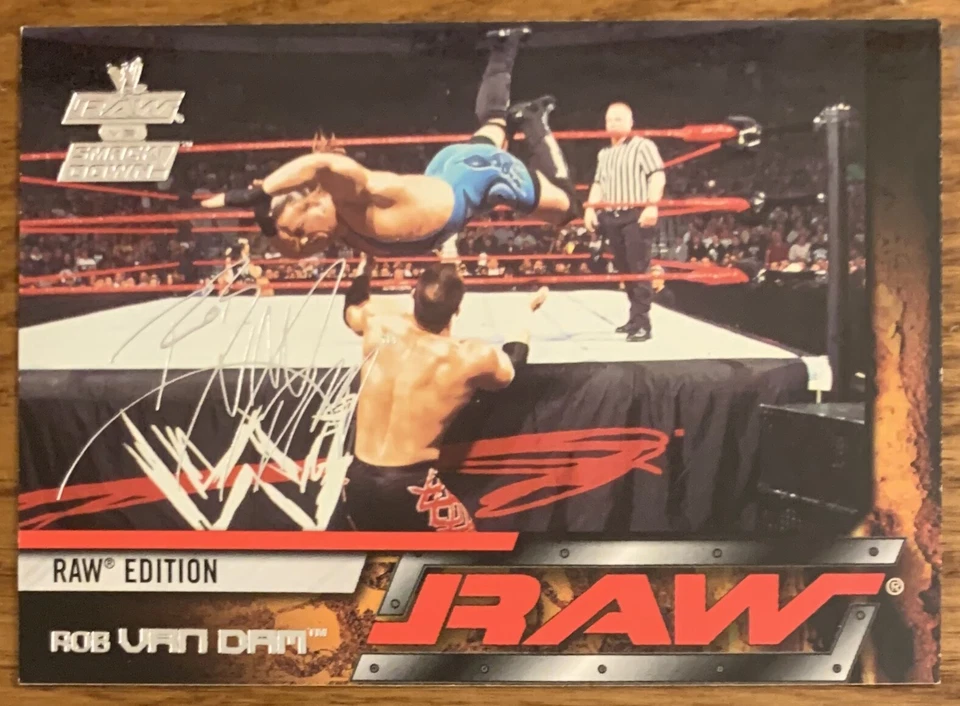 ROB VAN DAM, WWE SMACKDOWN VS. RAW 2002 FLEER CARD, EXCELLENT CONDITION !!! - Image 1 of 1