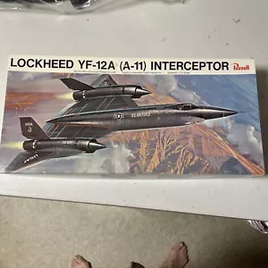 Rare Revell 1/72 Lockheed YF-12A Interceptor Model OB 1966 - Started - Picture 1 of 6
