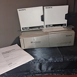 SONY CDX-71 10 disc cd changer for car Mounting Brackets... No Cord - Foto 1 di 5