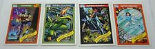 Lot of 4 1990 Marvel Series Cards # 45 Longshot 51 The Wasp 68 Mole Man 86 Nomad