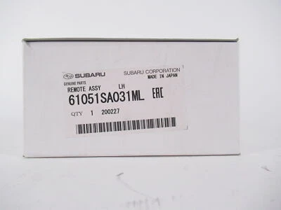 Manija de puerta interior delantera del conductor genuina OEM Subaru 61051SA031ML 03-08 Forester Foto 1 de 4