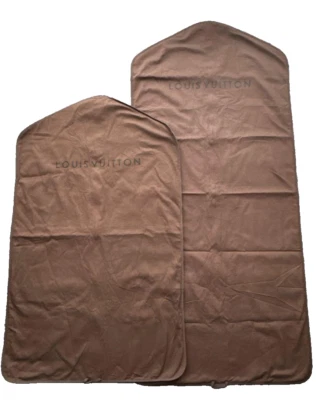 Louis Vuitton LV Garment Case Suite Cover Costume Cover Brown Canvas Set of 2  - Image 1 of 4