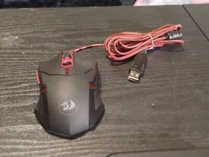 Red Dragon Wired USB LED Optical Gaming Mouse 3200 DPI S101-3 Redragon Weighted - Picture 1 of 13