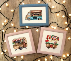 DIY Letistitch Kreuzstich Stickset Happy Holidays Nähen Nadelspitze - Bild 1 von 16