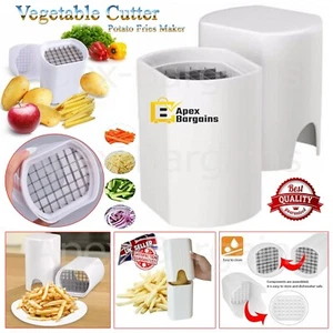 Potato Chopper Chipper Vegetable Cutter French Fries Maker Slicer Kitchen Tool - Picture 1 of 12