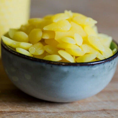 VITALESIA Bienenwachs Pastillen gelb Bienenwachs 100%rein Naturkosmetik Premium 1kg