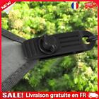 Tent Windproof Plastic Fixing Clip Clamp Canopy Awning Tarp Buckle (Black)