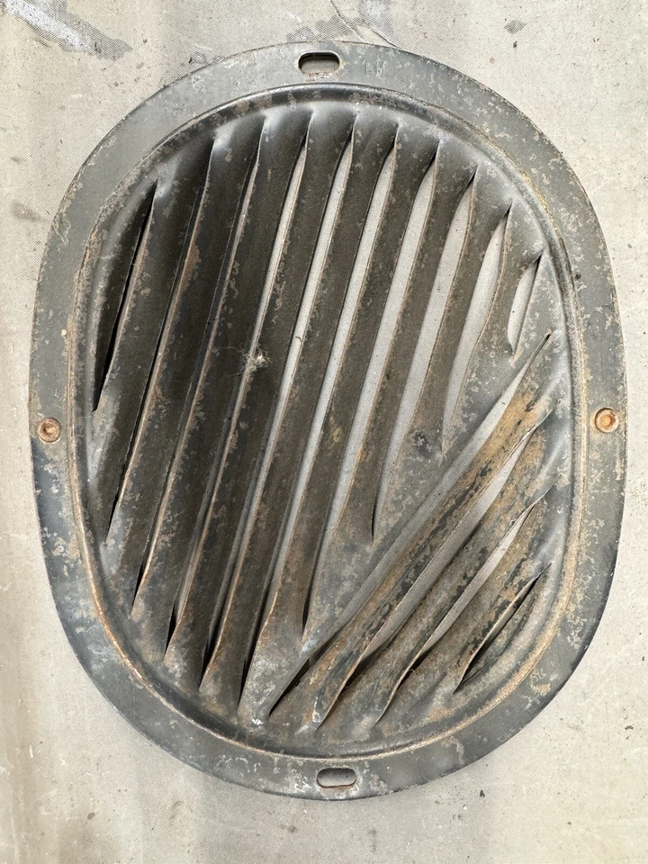 Chevy Impala Belair 1958-1963 panel de patada de aire fresco rejilla de ventilación moldura Biscayne OEM Foto 1 de 4