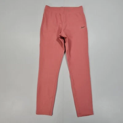 Leggings para mujer Reebok rosa pequeños yoga melocotón tiro medio 7/8 Foto 1 de 4