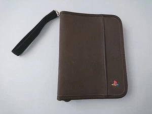 PLAYSTATION SPIEL DISC BINDER 3 RINGORDNER REISSVERSCHLUSS HÜLLE (SCHWARZ) 17 SEITEN EINLAGEN - Bild 1 von 16