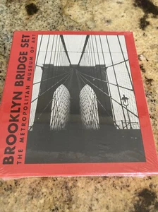 Playing Cards Brooklyn Bridge Set, Metropolitan Museum Of Art, Vtg MOMA 1997 NEW - Picture 1 of 4