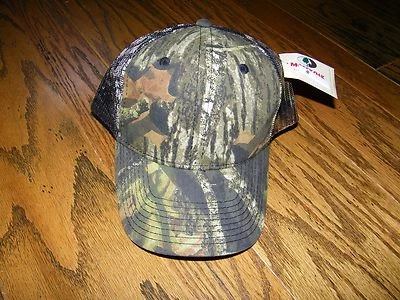Mossy Oak Camo Camouflage Hat Ball Cap NWT One Size Haas Outdoors - Image 1 of 3