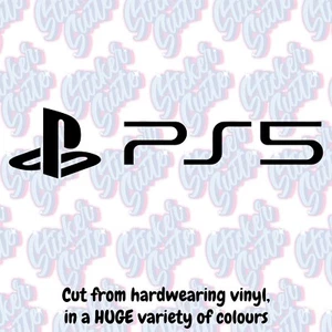 Playstation PS5 Logo Decal - Choose Your Size and Colour! - Picture 1 of 3