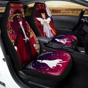 Tuxedo Mask And Sailor Moon Car Seat Covers Anime Car Accessories - Picture 1 of 4