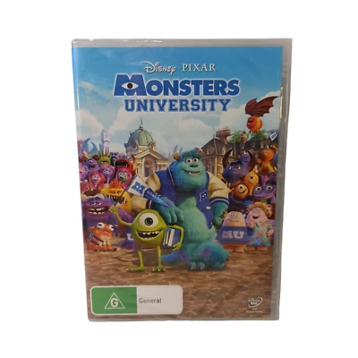 Monsters University (DVD 2013) Animation Adventure Comedy Sullivan Dreams R4 New - Image 1 of 4