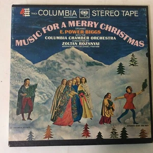 Music For A Merry Christmas E. Power Biggs Reel-To-Reel Tape Columbia Orchestra - Picture 1 of 4