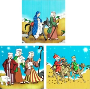 Box of 15 "GOOD NEWS" Christmas Cards with Bible Text 3 designs EB11321 - Picture 1 of 4