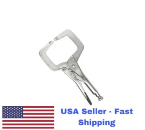 Alicates de prensado de 11" "Tipo C", mordazas de acero al cromo molibdeno, palanca de ajuste. - Imagen 1 de 6