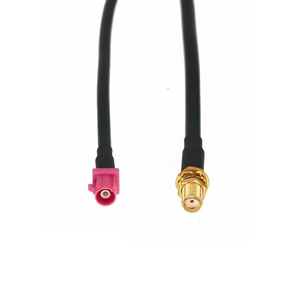 Fakra H Male 4003 Violet Radio to SMA Female Mobile TV RG58 Coaxial Cable 1~16FT - Image 1 of 2