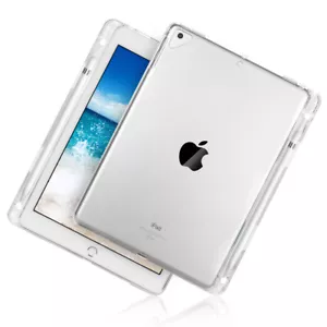Clear Case Cover Pen Holder for iPad 7th/8th/9th Gen 10.2" Mini 6th 7th Gen 8.3" - Picture 1 of 16