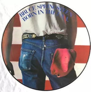 BRUCE SPRINGSTEEN -Born In The USA- Original UK Picture Disc LP (vinyl record) - Picture 1 of 2