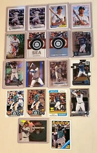 Julio Rodriguez 2022 Topps Rookie Card Lot (18) Seattle Mariners MLB Patch Relic - Picture 1 of 5