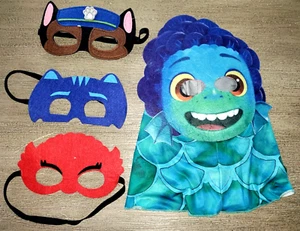 boys HALLOWEEN MASKS EYE MASK PAW PATROL FISH PJ MASKS PRETEND PLAY - Picture 1 of 1