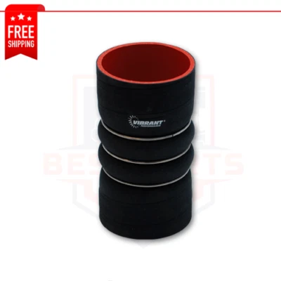 Vibrant Performance 11821 CAC Hose, 3.50" I.D. x 6.00" long - Black - Изображение 1 из 2