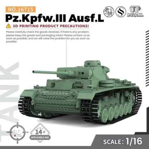 SSMODEL SS18715 1/18 Kit Modellino Militare Pz.Kpfw.III Ausf.L STAMPA 3D - Foto 1 di 5
