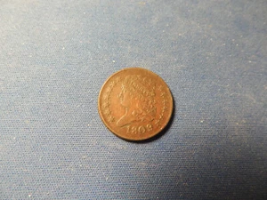 1809/6 Classic Head Half Cent - Picture 1 of 2
