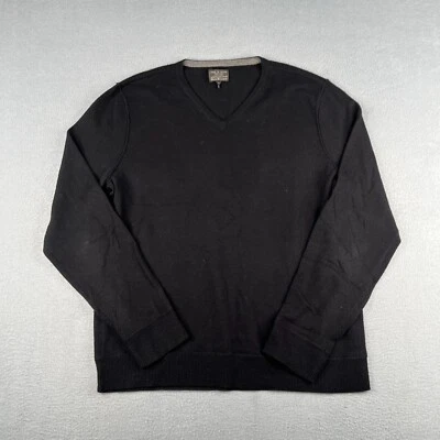 Suéter informal Rag & Bone para mujer grande negro mezcla de lana cuello redondo Foto 1 de 4