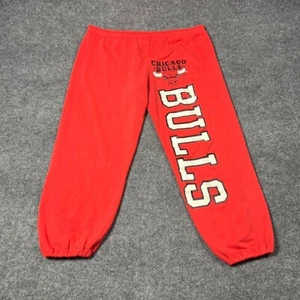 Chicago Bulls Sweatpants Mens XL Red Champion Made in USA Vintage - Picture 1 of 13