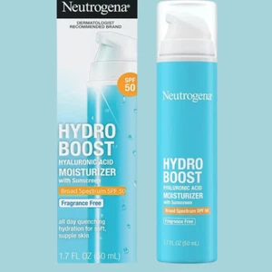 Neutrogena Hydro Boost SPF 50 Facial Moisturizer with Hyaluronic Acid – 50ml - Picture 1 of 1