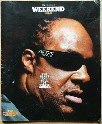 STEVIE WONDER in UK GUARDIAN magazine ~ Nov 2005 + JAMES MCAVOY+LYDIA FOX++plus+ - Image 1 of 4
