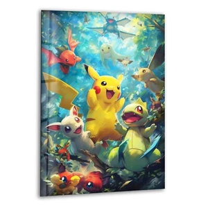 Pokemon Heroes Glass Wall Art - Picture 1 of 8