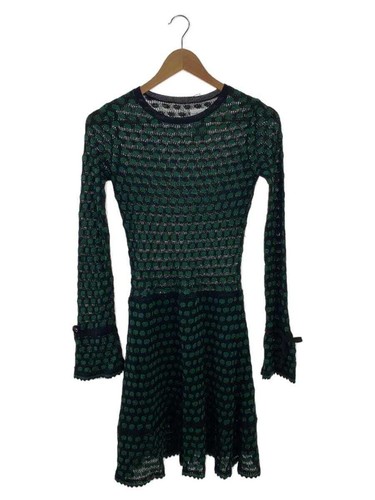 Abito ROSSO VALENTINO manica lunga verde XS