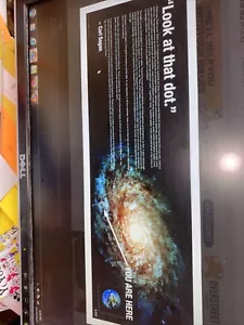 Carl Sagan, Look At That Dot (you Are Here)— space poster New - Picture 1 of 1