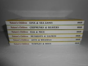 Getting To Know Nature’s Children Lot 6 HC Books Animals Homeschool water land - Picture 1 of 3